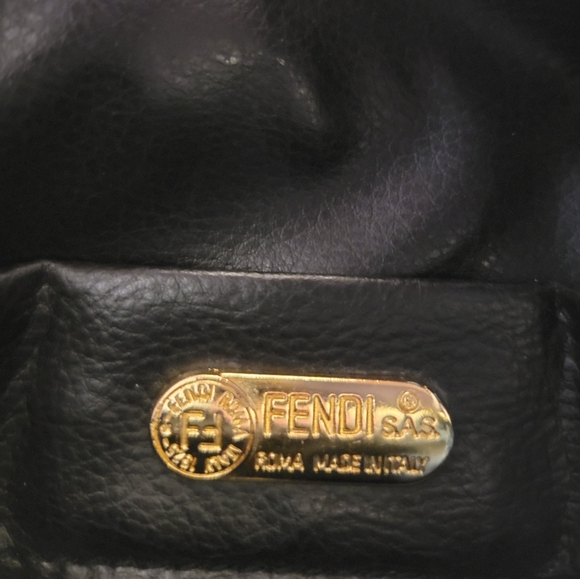 FENDI, Pequin Baguette Pouch, Vintage. FREE LV lock&key w/purchase. - Picture 6 of 9